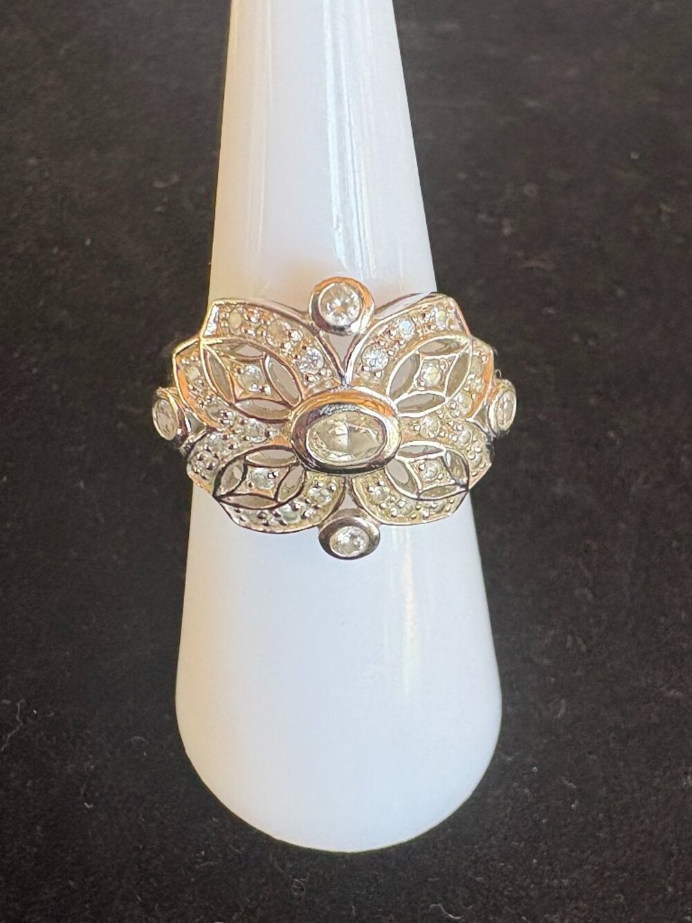 Vintage Style Ring Silver 925 size 6